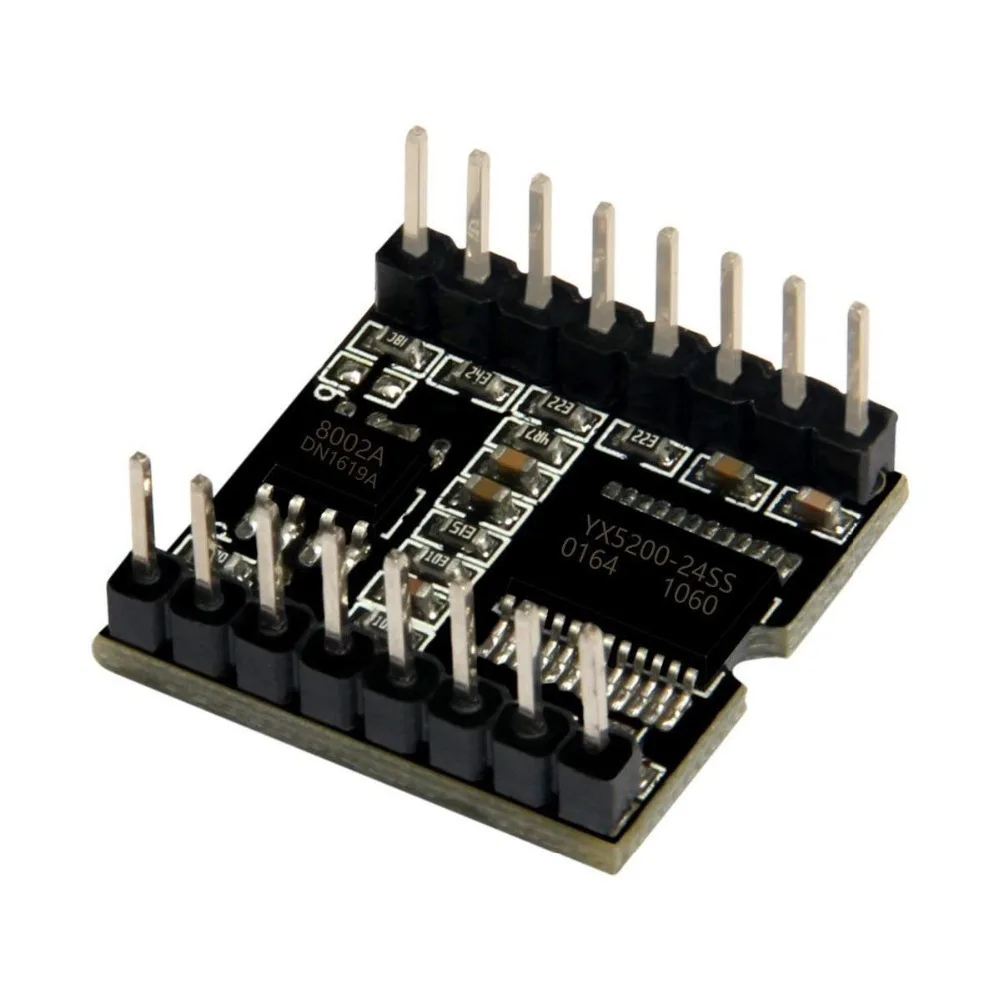 Mini Module de lecteur MP3 pour Arduino, carte TF, disque U, Audio, vocal, vente en gros