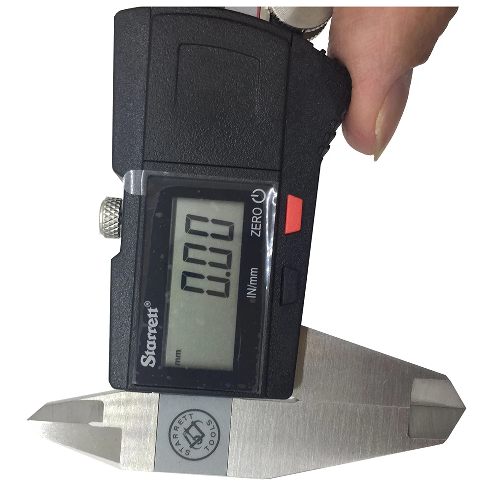 Calibradores digitales Starrett EC799A, pulgadas/métrico, rango de 0-6"/150 0-8"/200 mm, resolución de 0,01 mm, sin salida de datos spc