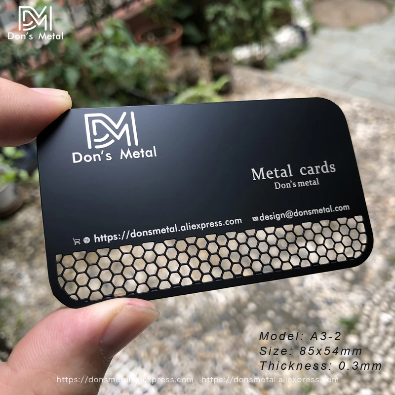 High-grade metal business card stainless steel membership card custom stainless steel business card metal card custom