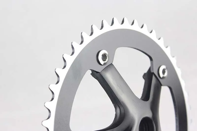 Fixed Gear Bike Crank Set, Aluminum Chainwheel, Alloy Crankset, Sprocket, 170mm, 44T