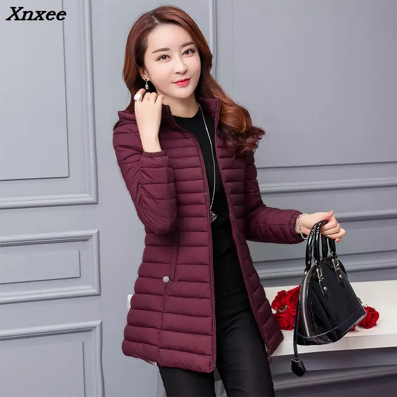 Winter Jacket Women 2018 Winter And Autumn Wear High Quality Parkas Winter Jackets Outwear Women Long Coats Xnxee
