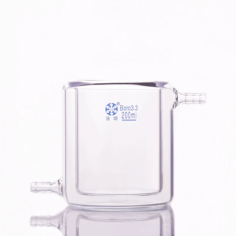 

Double-deck beaker,Capacity 200ml,Double-layer cold trap,Photocatalytic reaction bottle