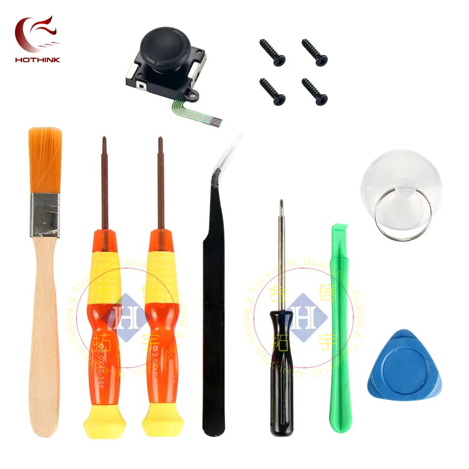 HOTHINK 3D сменный Y-образный винт с открывающим инструментом для Nintendo Switch Joy-con Cover NS JOY CON Nintendo, аналоговый 3D джойстик