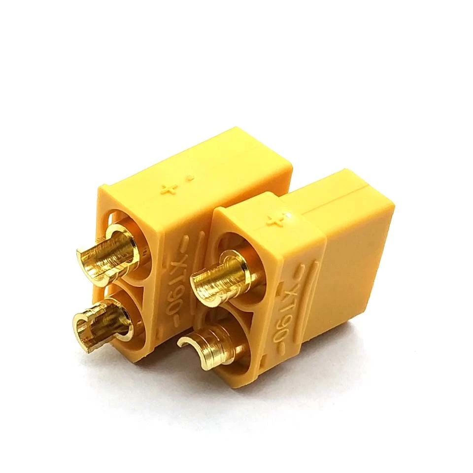 XT90 Yellow Battery Connector Set 4.5mm Male Female Gold Plated Banana Plug