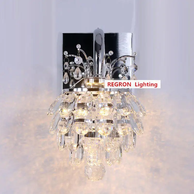 

Modern crystal drop Wall fixtures Crystal lights Bedside Wall Lamp LED Wall Sconce for Living Room Bedroom Aisle Hotel gate lamp