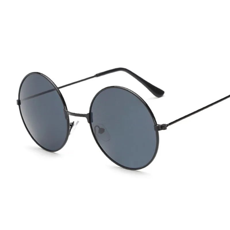 

New Fashion Candy Vintage Round Mirror Sunglasses Woman Luxury Brand Original Design Black Sun Glasses Female Oculos
