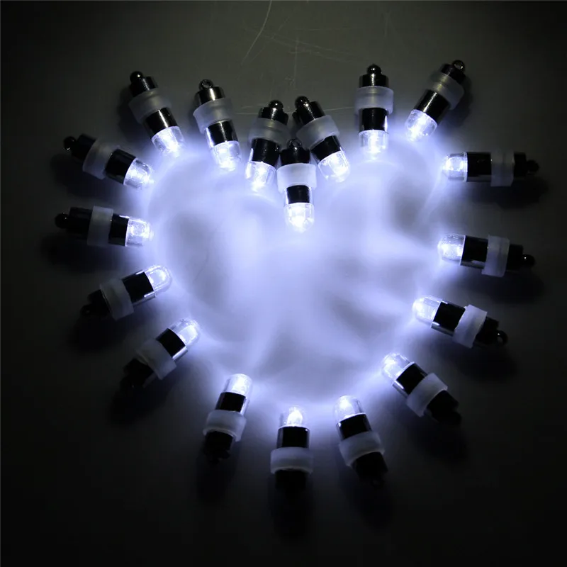 

100pcs/Lot Waterproof Mini LED Party Light For Lantern Balloon Floral Wedding Centerpiece Decoration Glass Vase Decor Light