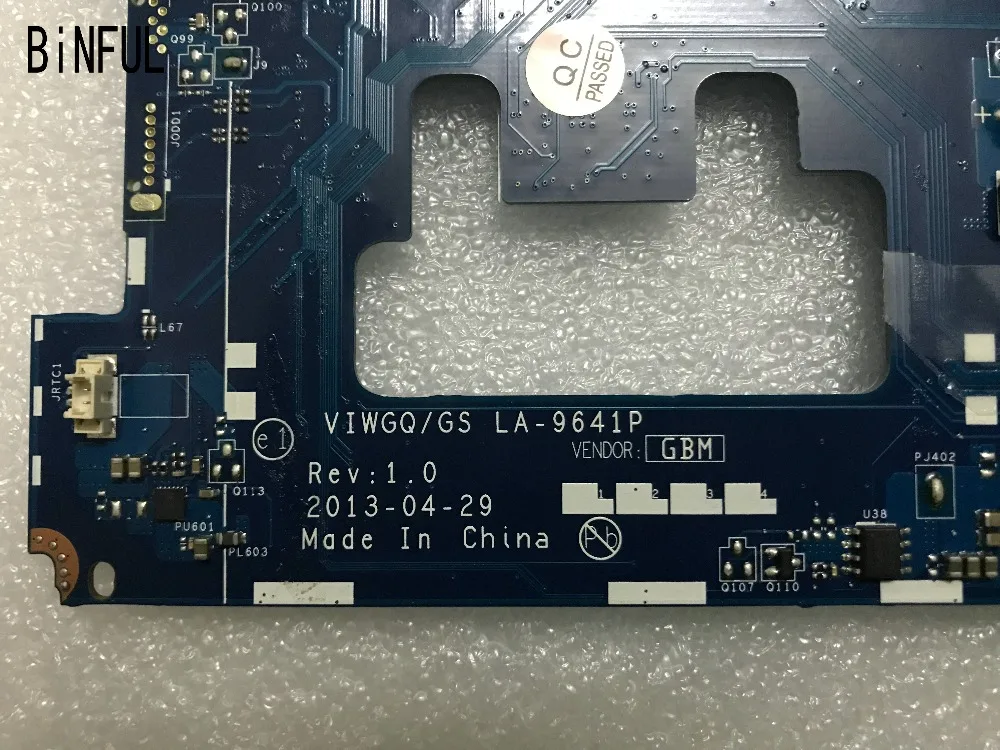 

AVAILABLE VIWGQ / GS LA-9641P LAPTOP MOTHERBOARD FOR LENOVO G510 MAINBOARD 8750M 2GB 90 DAYS WARRANTY