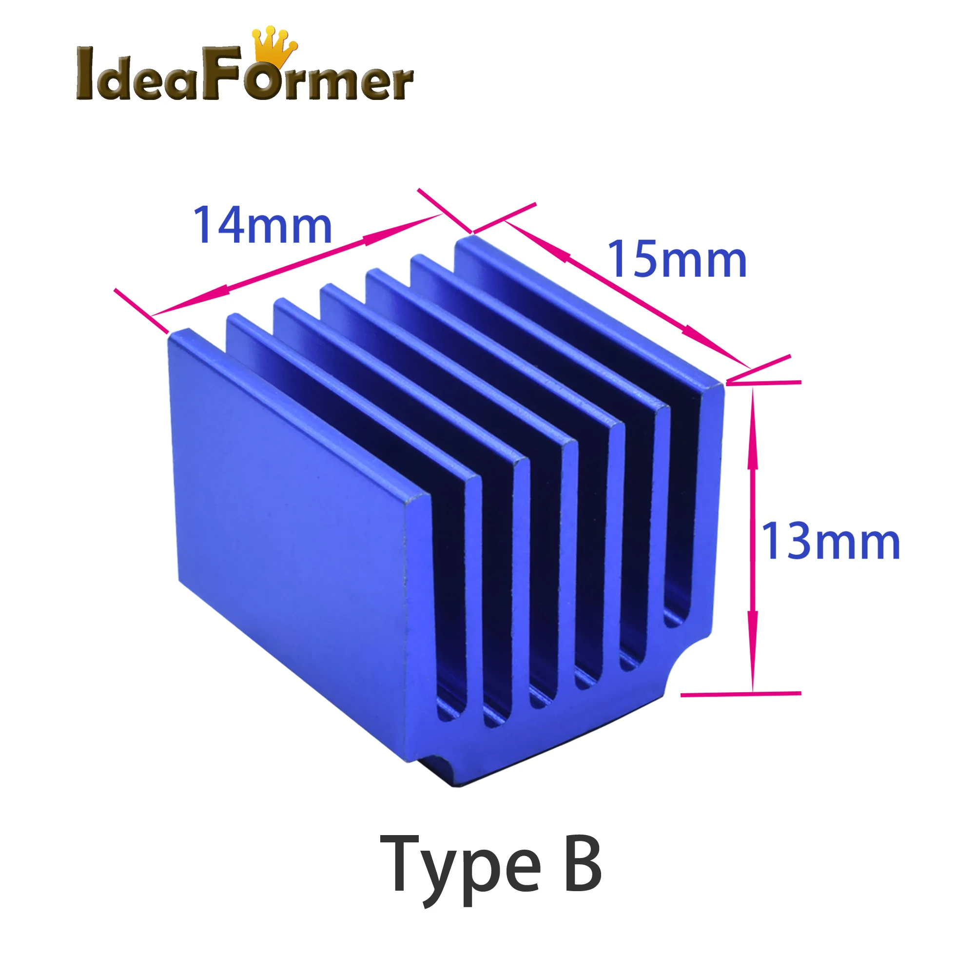 4/5/10Pcs 3D Printer Parts A4988 DRV8825 LV8729 TMC2100 TMC2208 Stepper Motor Driver Module Heat Sink Cooling Block Heat Sink.