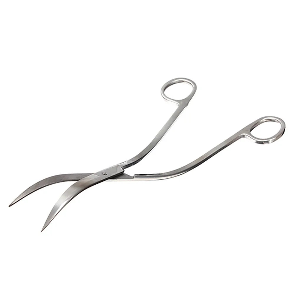 Plant Tank Wave scissor curved Stainless Steel tijera tesoura clean tool water grass waterweed Clipper clipping Aquatic Aquarium