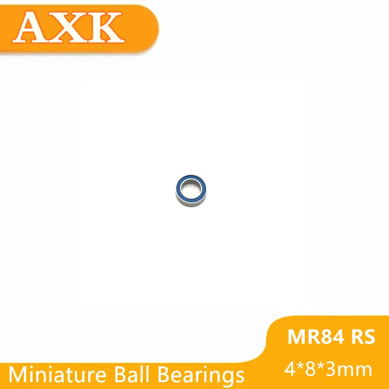 

2023 Real New Mr84rs Bearing Abec-3 (50pcs) 4*8*3 Mm Miniature Mr84-2rs Ball Bearings Rs Mr84 2rs With Blue Sealed L-840dd