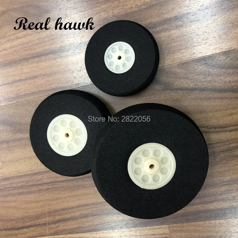 1pcs/lot High quality Airplane Wheels diamete 30/35/40/45/50/55/60/65/70/75/80/90mm Airplane sponge wheels sponge tire