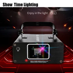 Projecteur Laser de scène, 96 motifs RGB, pleine couleur, éclairage pour fête Disco de noël, 1 tête