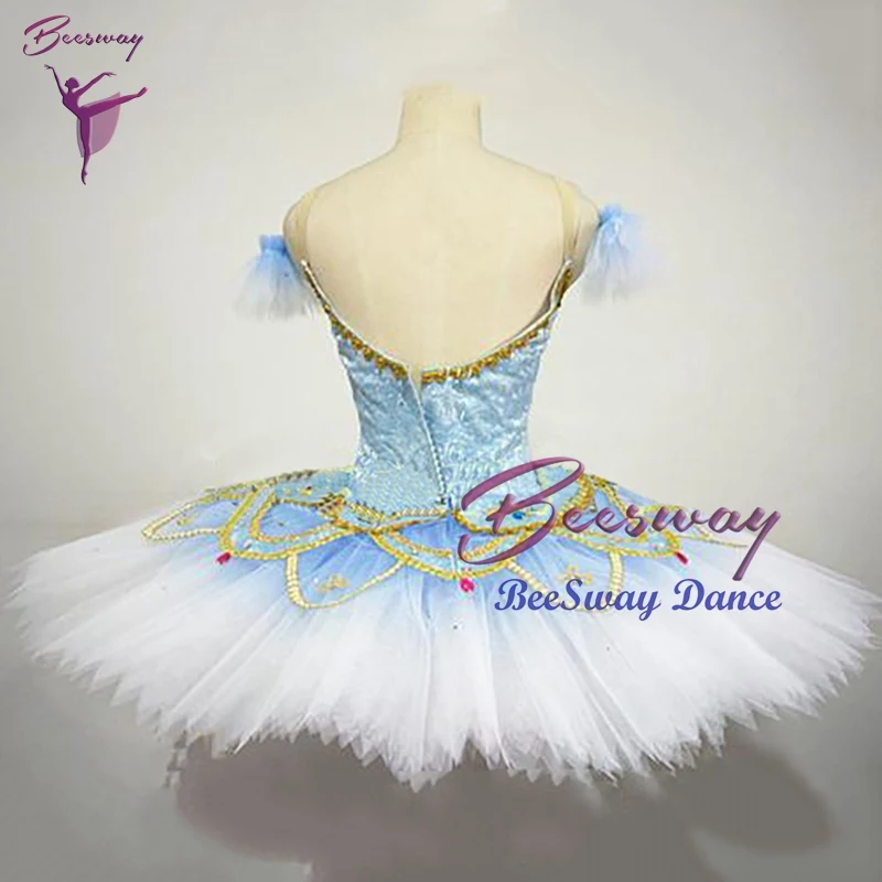 light Blue Pancake Tutu Skirt adult ballet tutus for girls  women Professional Ballet Tutu dress
