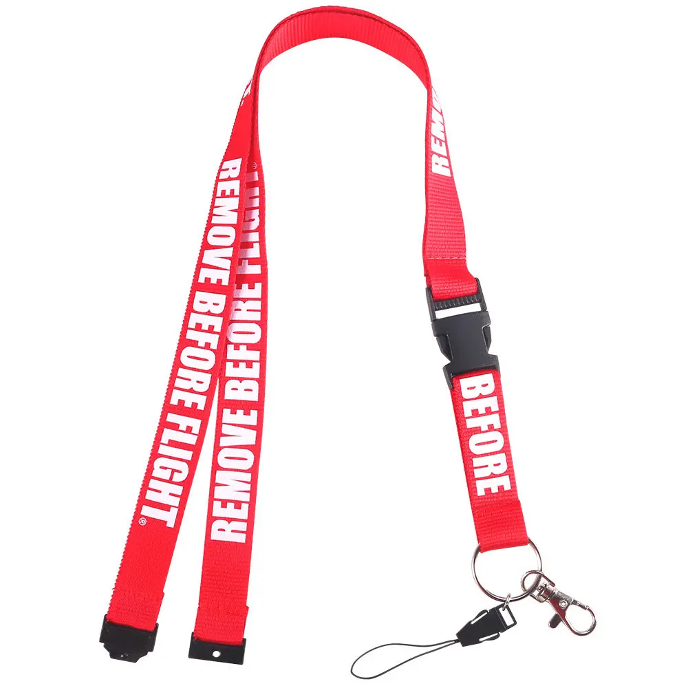 3PCS Fashion Lanyard for Keys Neck Strap For Card Badge Gym Key Chain Red Lanyard Hang Rope Remove Before Flight New Lanyard