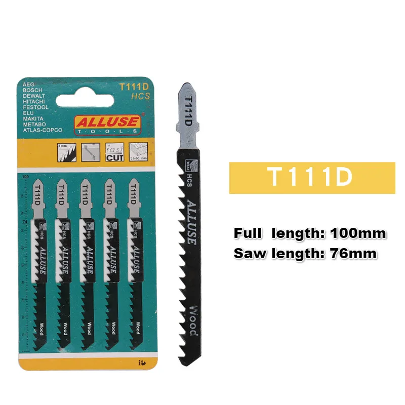 Bộ 5 Bộ Ghép Hình Lưỡi Dao Lưỡi Cắt Gỗ Lưỡi Cưa T111C T111D T144D T244D T344D T118A T127D T101B Dùng Cho Máy Khoan Dewalt Hitachi makita Festool