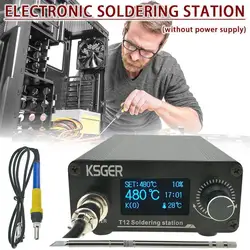 KSGER T12 V3.0 STM32 OLED regolatore di temperatura digitale stazione di saldatura aste per saldatore apparecchi per elettrocazione