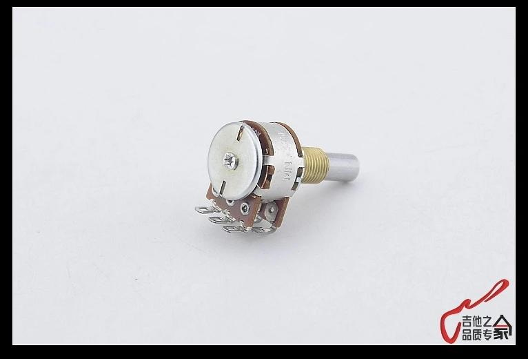 1 Piece MN250K/MN500K Brass Bushing Solid Shaft Dual Blend Balance Potentiometer(POT) With Center Detent  MADE IN KOREA