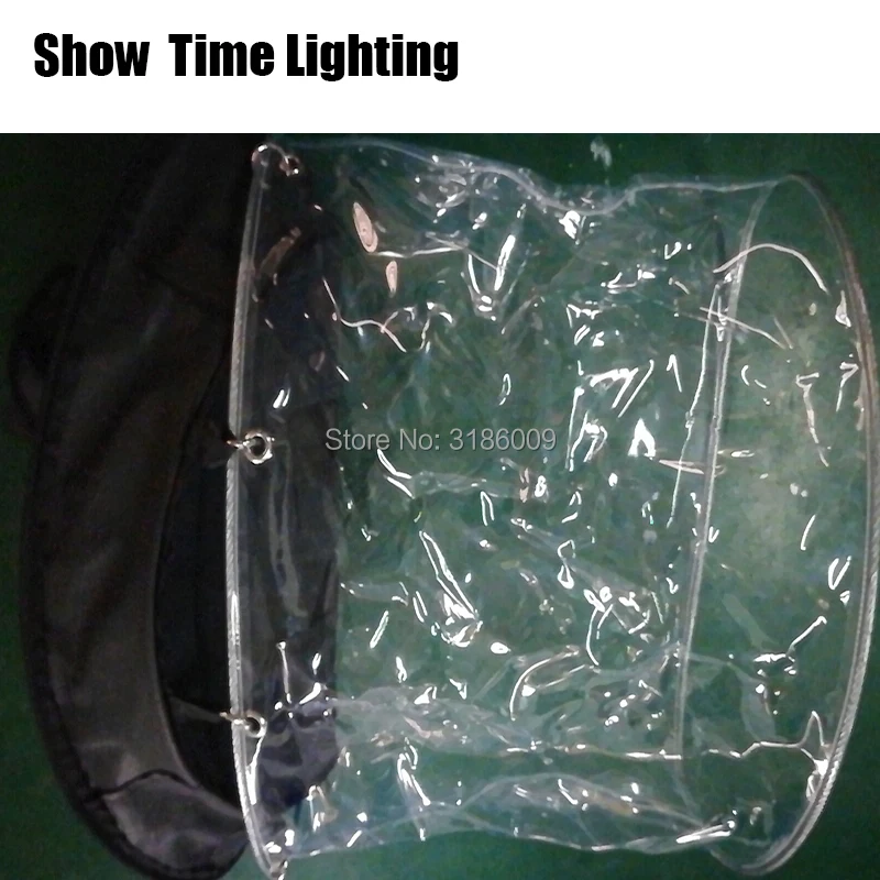 1pcs/lot Beam 380 Rain Cover Stage Light Rain Snow Coat Beam Moving Waterproof Covers With Transparent Crystal Plastic