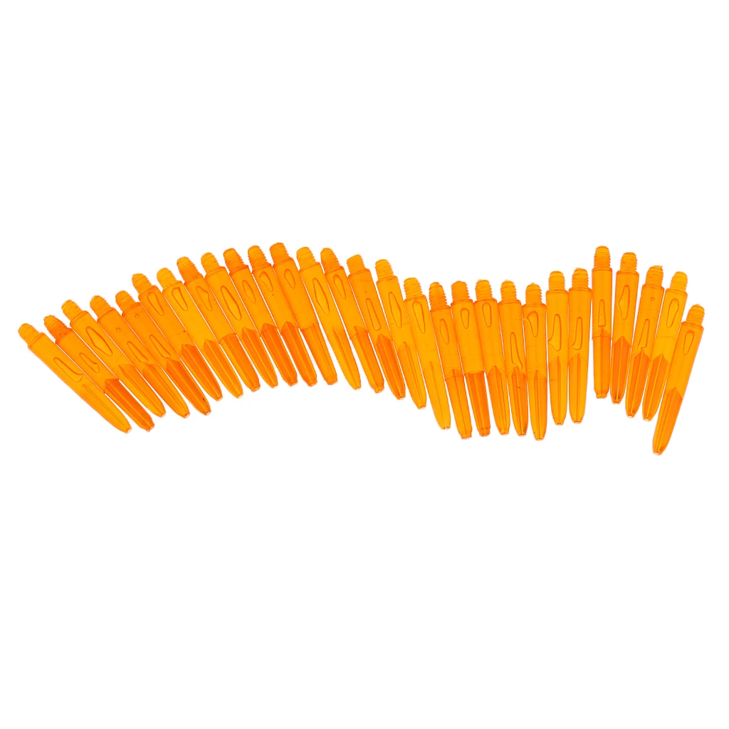 30 Pcs 35mm 2BA Thread Plastic Nylon Soft Tip Darts Stems Shafts Aluminum Dart Shafts Entertainment Accessories Durable