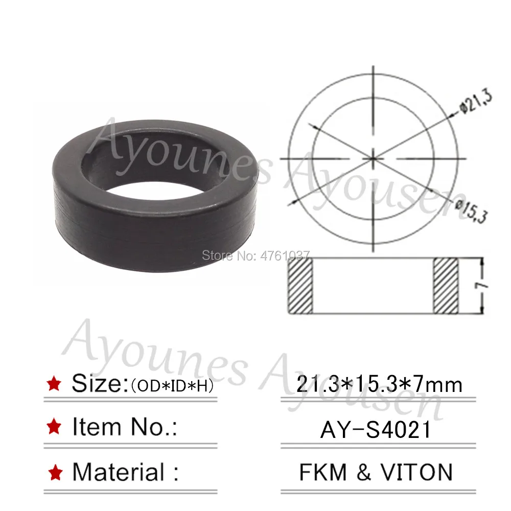 10pieces Buffer Insulator Seal for Nissan Fuel Injector Repair Kit for AY-S4021 with size 21.3*15.3*7mm