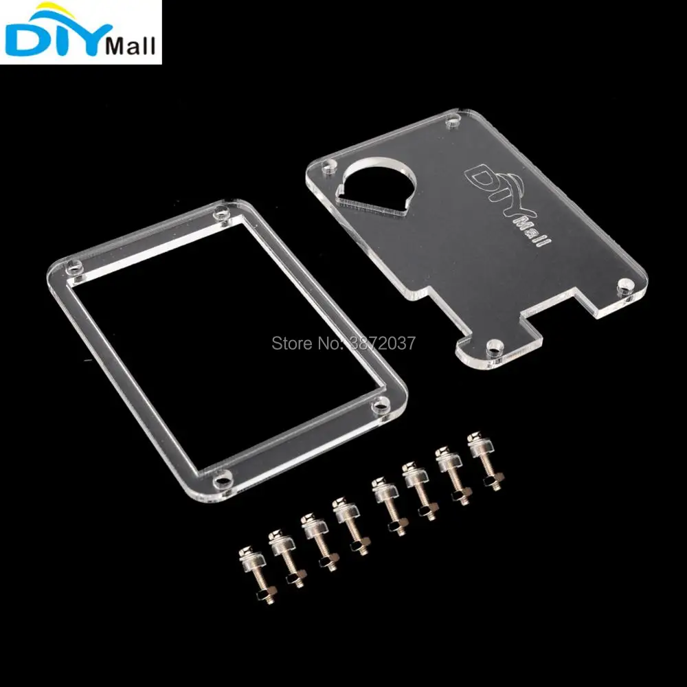 Acrilico Chiaro Caso Trasparente per Nextion Maggiore di 2.4 "2.8" 3.2 "3.5 Pollici Hmi Touch Display Lcd