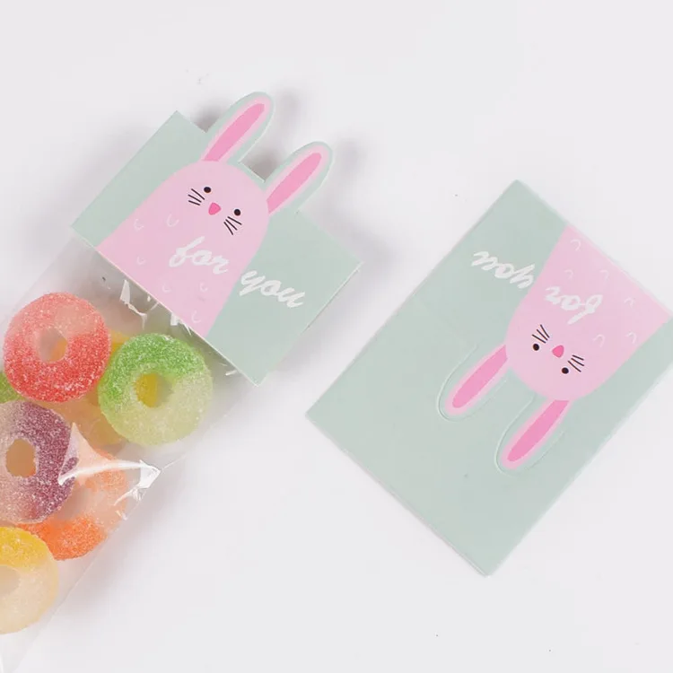 20Pcs Candy Bag Baby Kids Birthday Party Small Gift Bag Plastic Sweet Chocolate Cookie Sticks Packaging Bags Wedding Favors