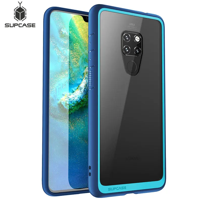 SUPCASE For Huawei Mate 20 Case (HMA-L29) 6.53 inch UB Style Anti-knock Premium Hybrid Protective TPU Bumper PC Clear Back Cover