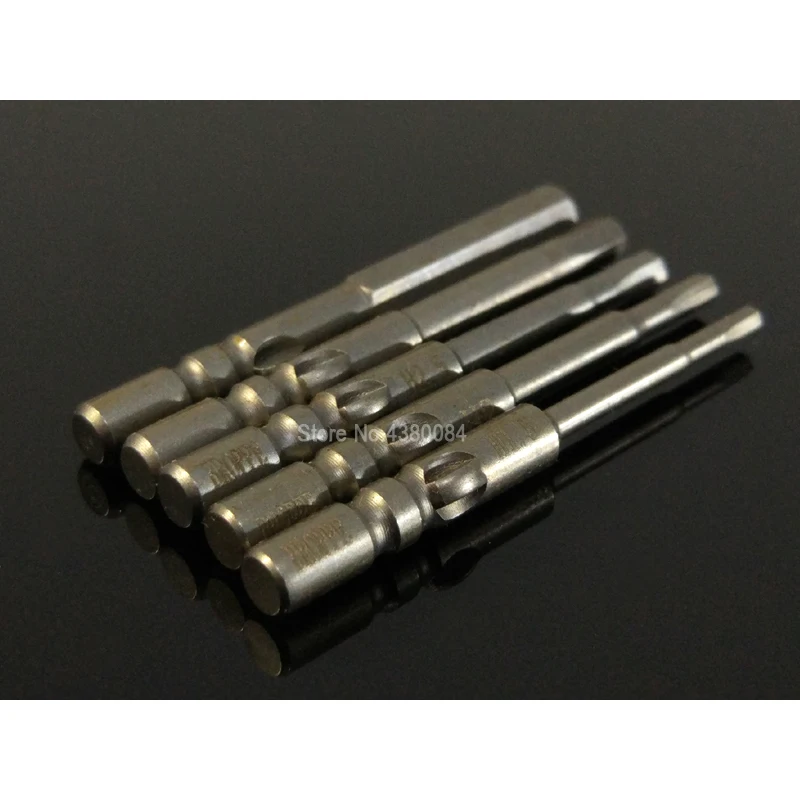 5Pcs Set 40MM Magnetic HEX Screwdriver Drill Bits Dia 4mm Round Shank Electric Screw Driver S2 Power Hand Tools For 800, 3C