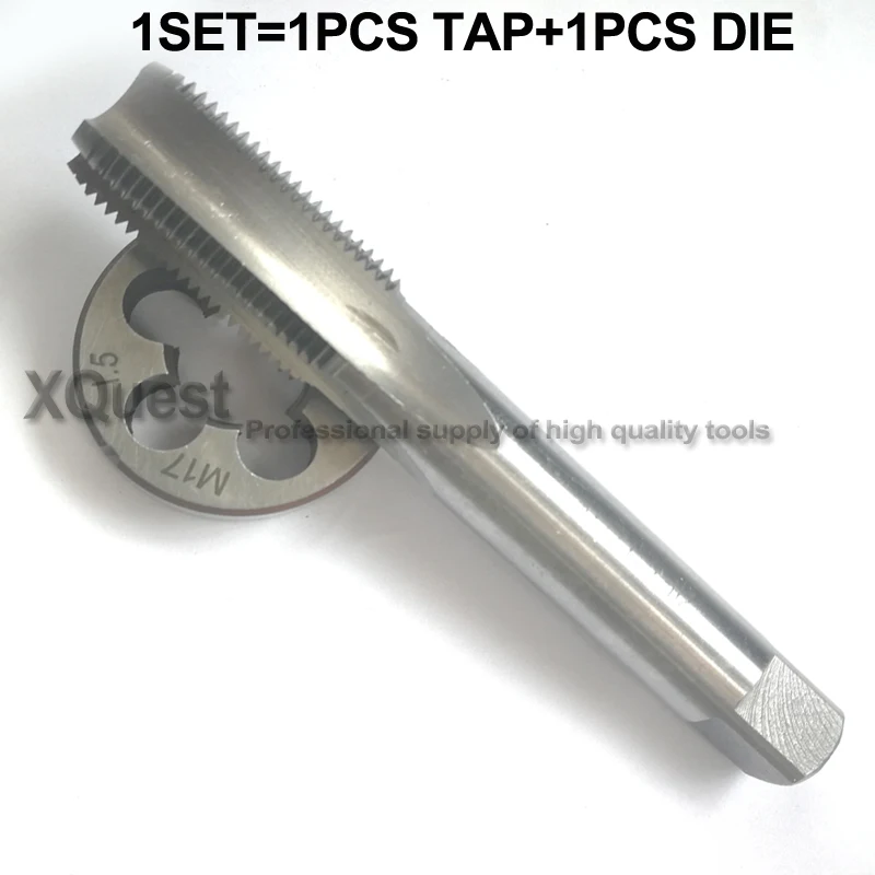 

2pcs HSS Metric thread tap and die set M12 M13 M14 M15 M16 M17 M18 M20 Round dies Fine Screw taps suit M4 M5 M6 M7 M8 M9 M10 M11