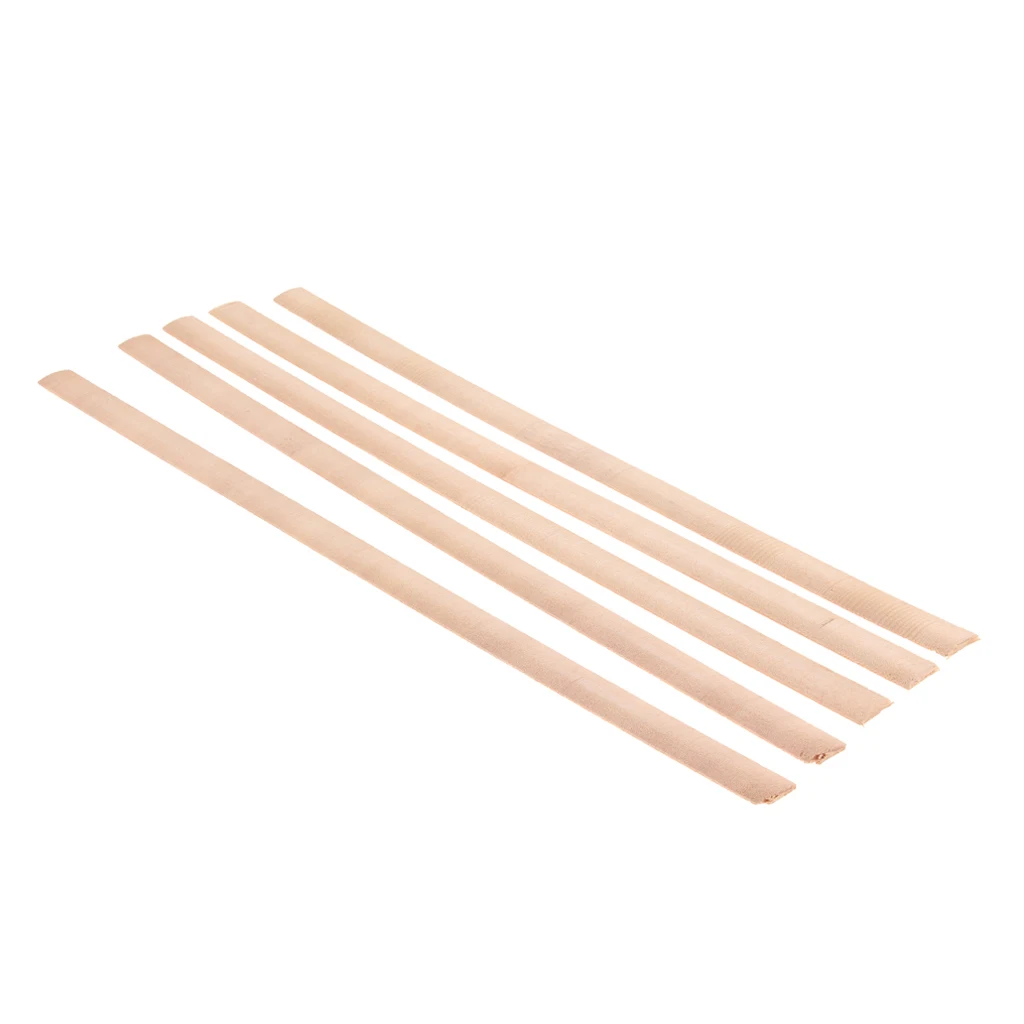 5pcs Spruce Wood Purfling Binding Inlay Guitar Back Center Reinforcement Strip