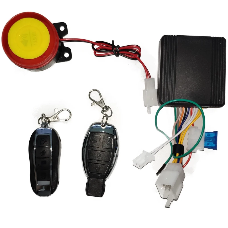 12V 125DB Universal Motorcycle Bike Alarm System Moto Remote Control Engine Start + Alarme Moto Speaker