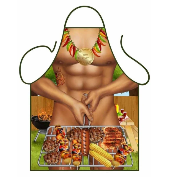 3D Funny Aprons Muscle Man & Women Apron Dinner BBQ Party Cooking Apron Adult Baking Accessories Funny Gifts For Men CS271