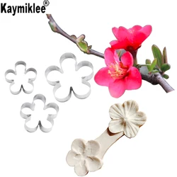 Peach blossom Petals Flower Silicone Mold Fondant Cake Decorating Tools Chocolate Confeitaria Baking Moulds Kitchen AccessoCS280