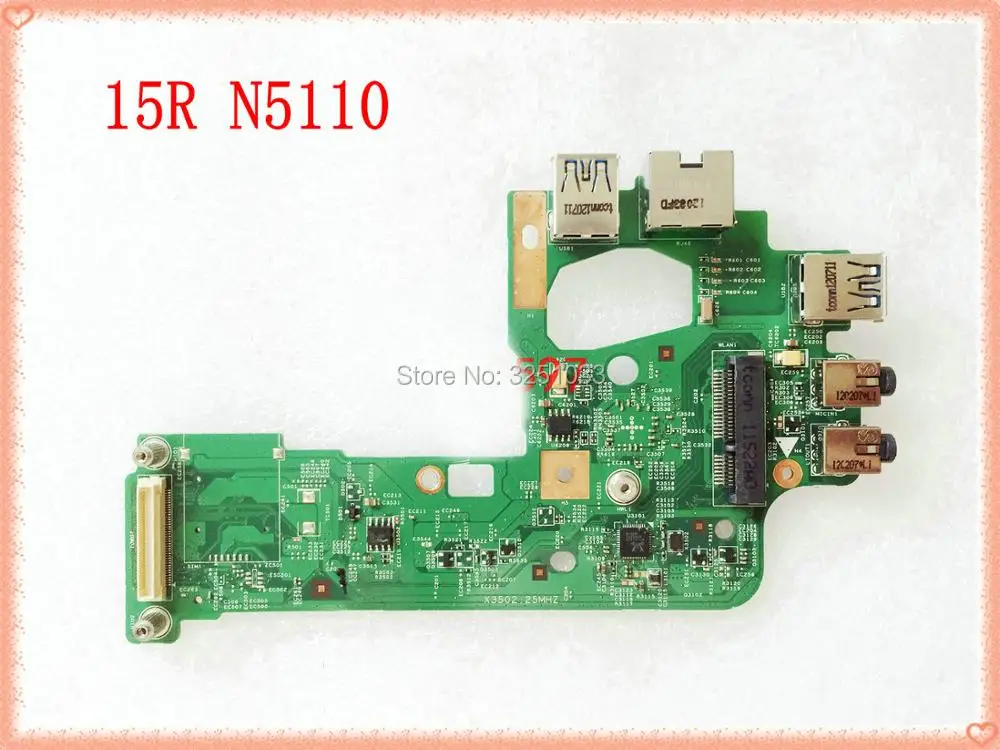 48.4IF20.021 For Dell Inspiron 15R N5110 AUDIO USB Port LAN board Ethernet USB 3.0 Board 48.4IF04.011 10831-2 second-hand