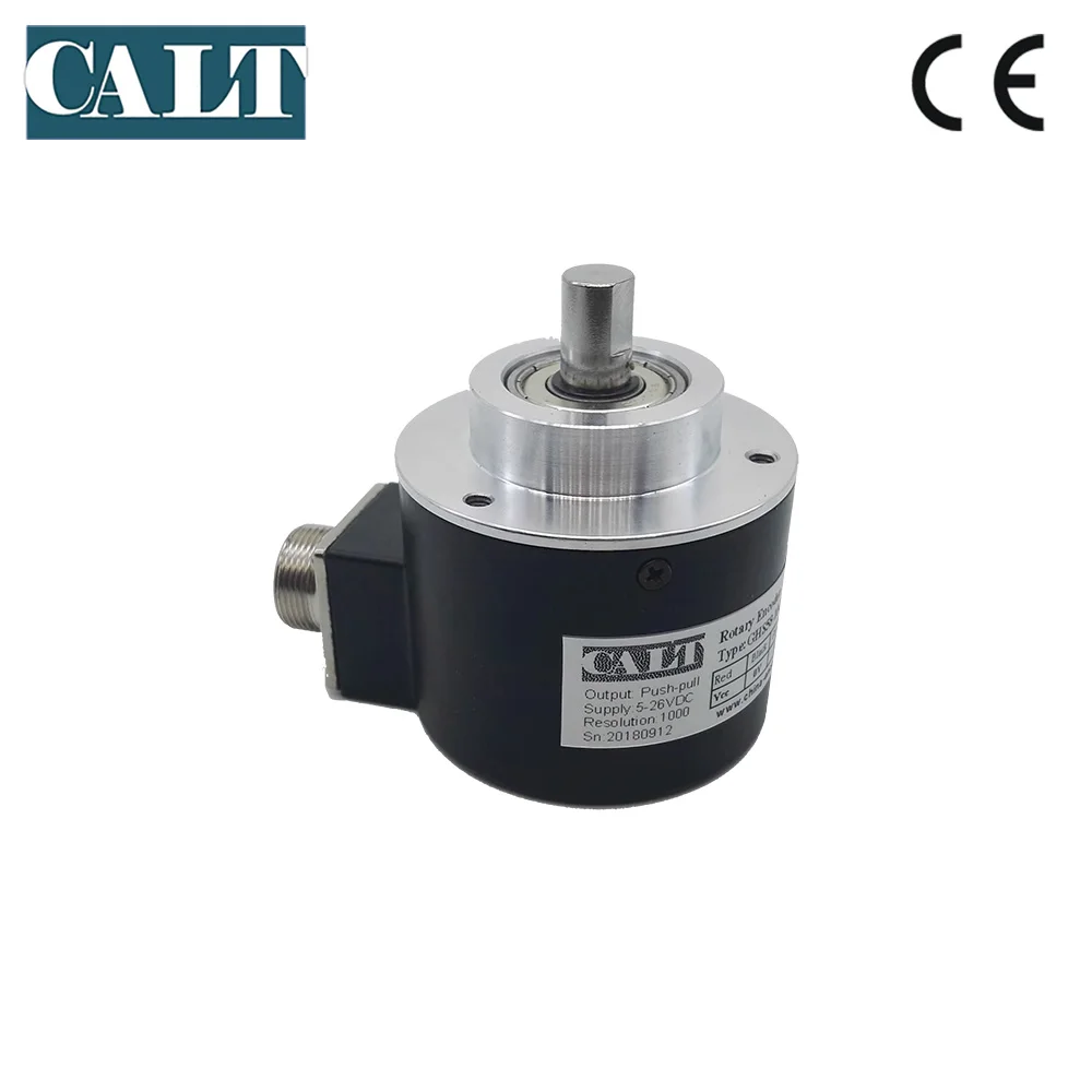CALT GHS58 Alta resolução 5000PPR semelhante ao codificador incremental de eixo sólido Leine Linde RSI 503