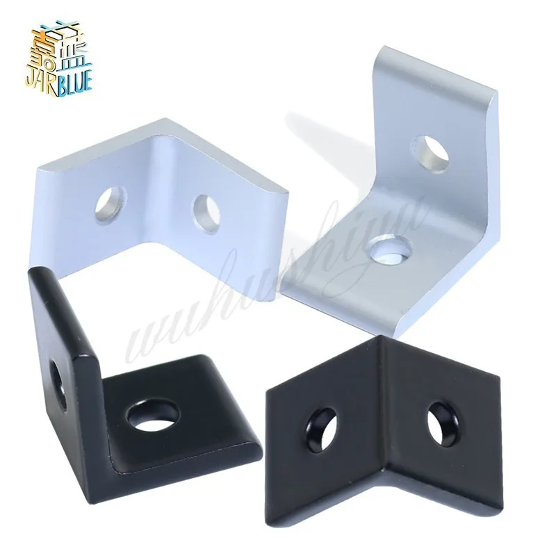 

2020 3030 4040 4545 Aluminum Extrusion Profile Aluminum Alloy 2 Hole 90 degreee Inside Corner Bracket