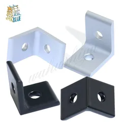 2020 3030 4040 4545 Aluminum Extrusion Profile Aluminum Alloy 2 Hole 90 degreee Inside Corner Bracket