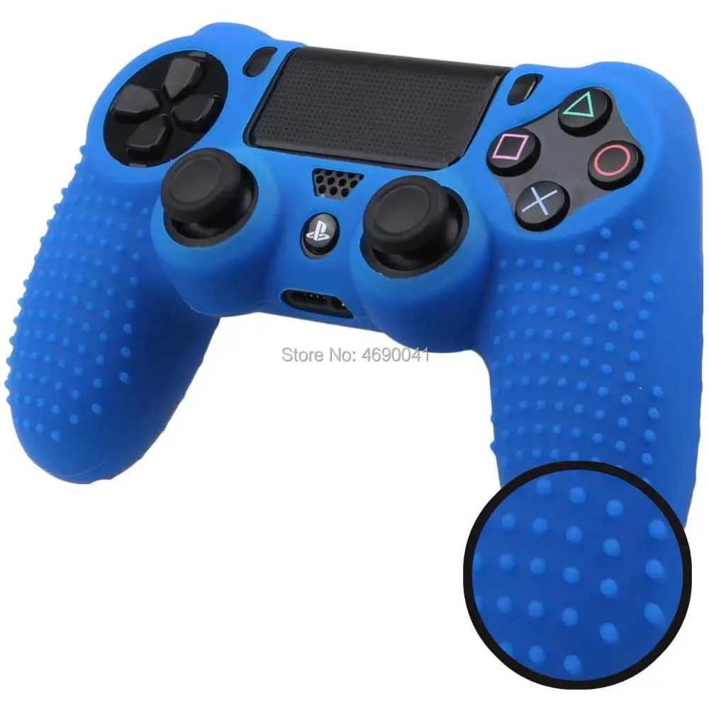 Anti-Slip Soft Silicone Gel Rubber Skin Cover For SONY Playstation 4 PS4 Controller Protective Case For PS4 Pro Slim Gamepad