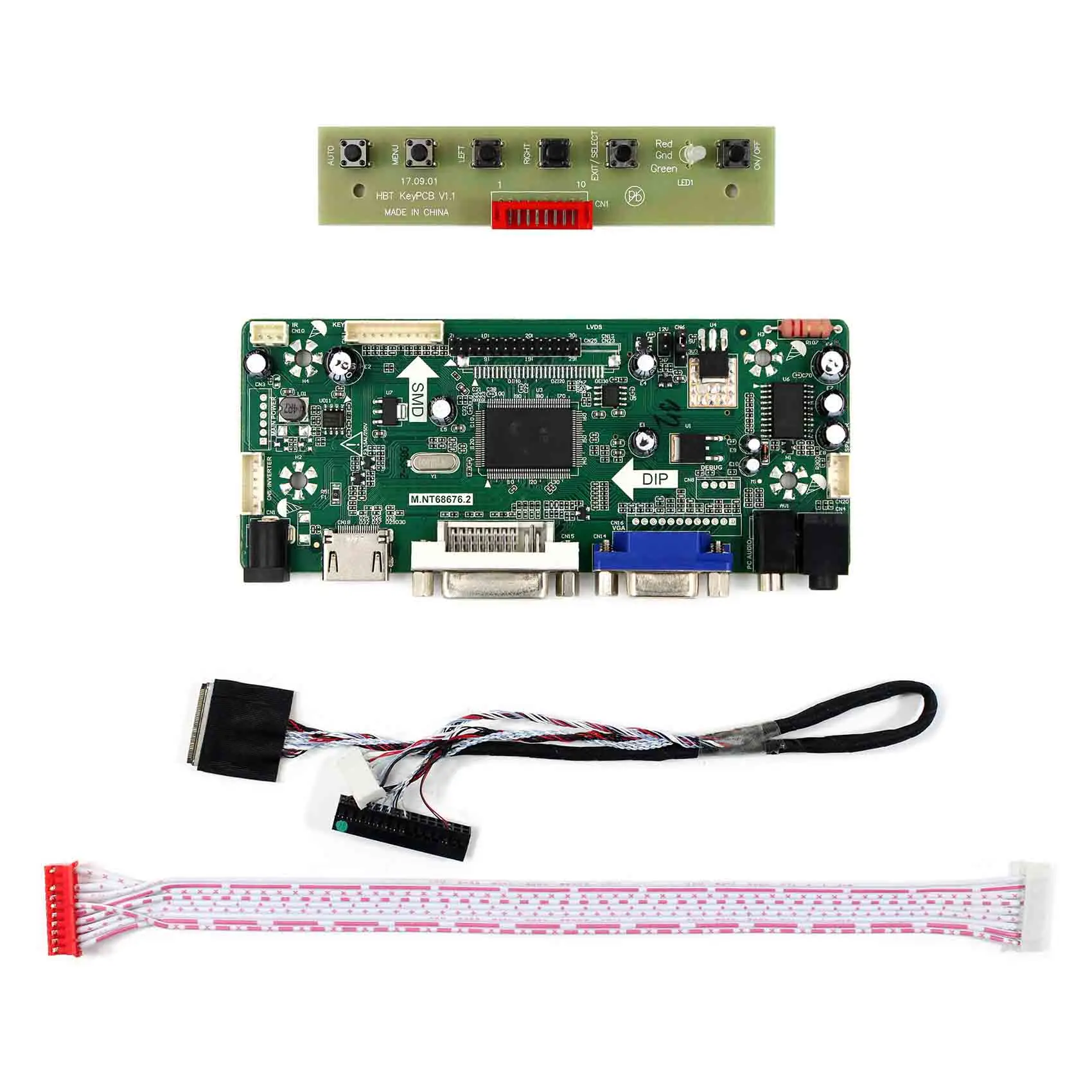 HD MI VGA DVI LCD تحكم صالح إلى 13.3 "HV133WX1 100 12.1" LCD عرض HV121WX5-100 HV121WX-110 HV121WX6-111 HV121WX6-100 الخ
