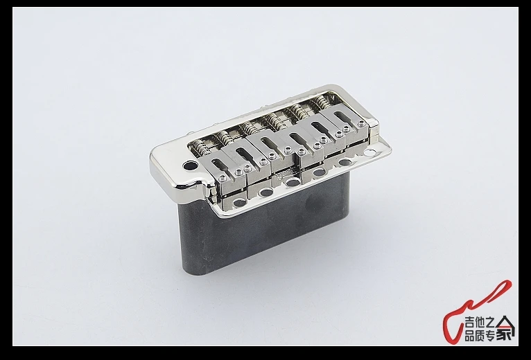 Genuine Wilkinson WVPC-SB Electric Guitar Tremolo System Bridge . Steel Saddle . Steel Block  ( Nickel ) Made In Korea