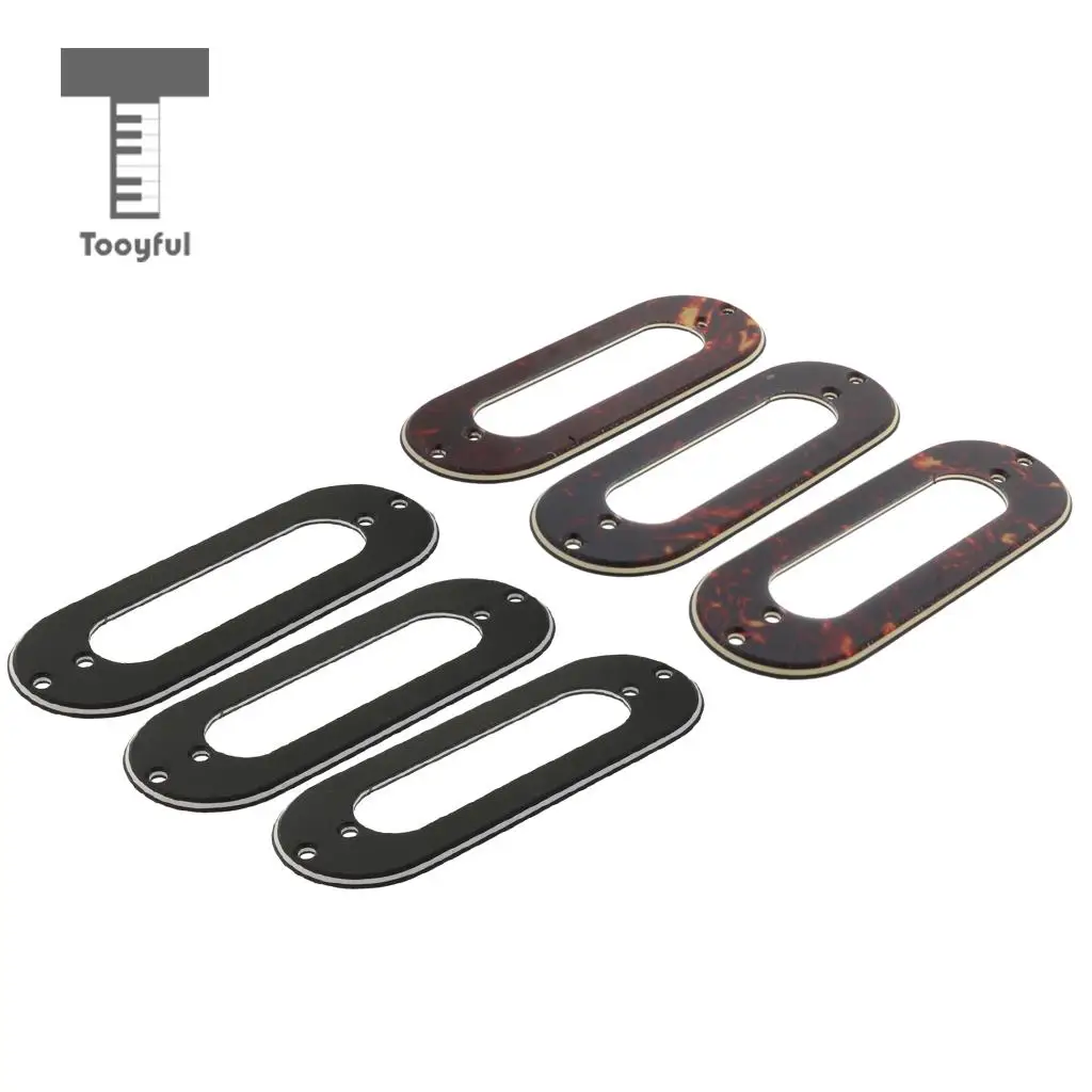 3pcs Metal Durable Fine Workmanship Single Coil Pickup Frame Mounting Rings for Musical Instruments Electric Guitar Parts