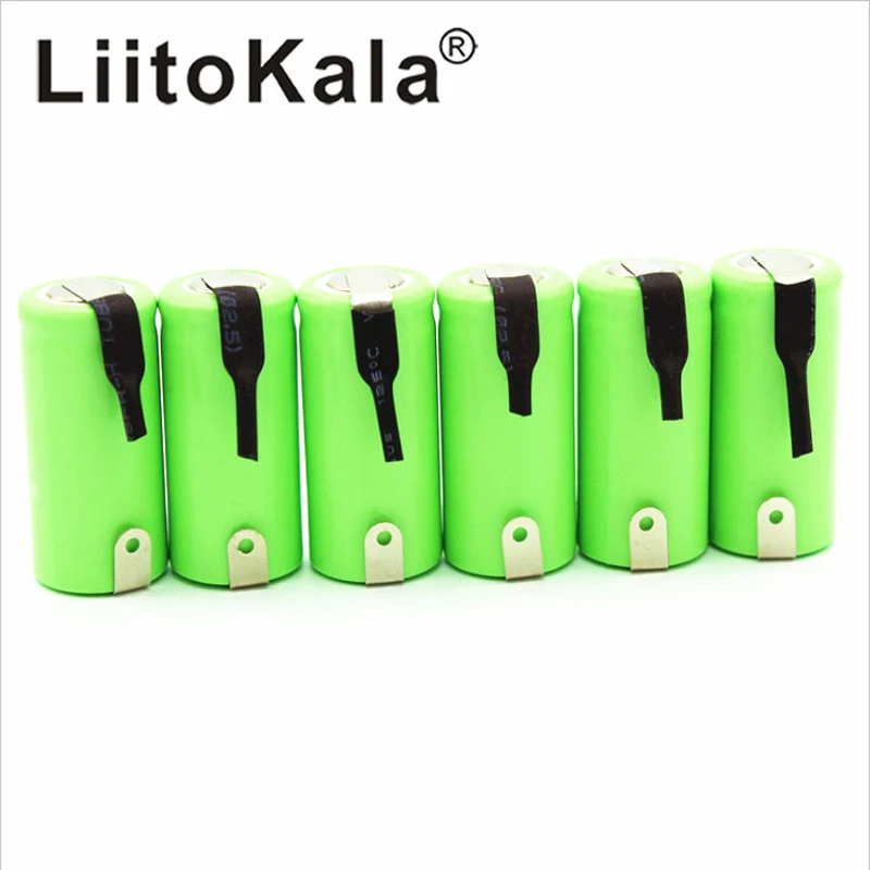 LiitoKala 2/3AA Ni-MH Battery AA 1.2V 600mAh Rechargeable Battery With Pins