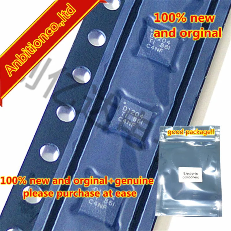 5pcs 100% new and orginal CDCLVD1204RGTR silk-screen D1204 VQFN-16 2:4 Low Additive Jitter LVDS Buffer in stock