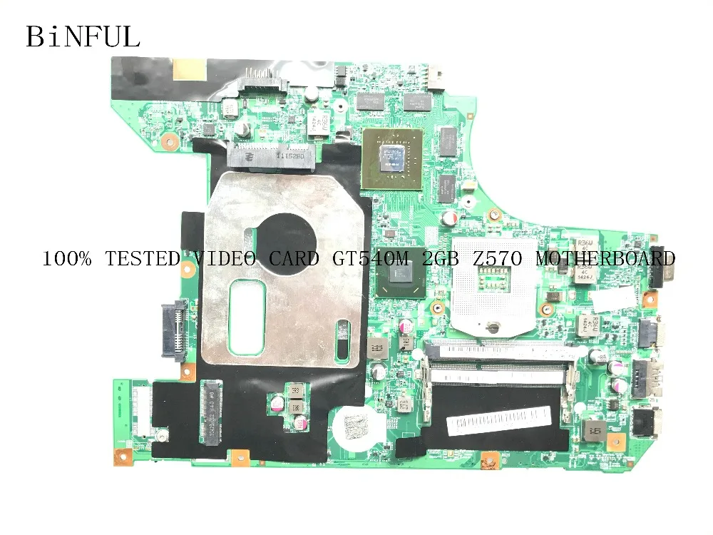 

STOCK 100% TESTED LZ57 10254-2N 48.4M404.02N MAIN BOARD FOR LENOVO Z570 LAPTOP MOTHERBOARD GT540M 2GB