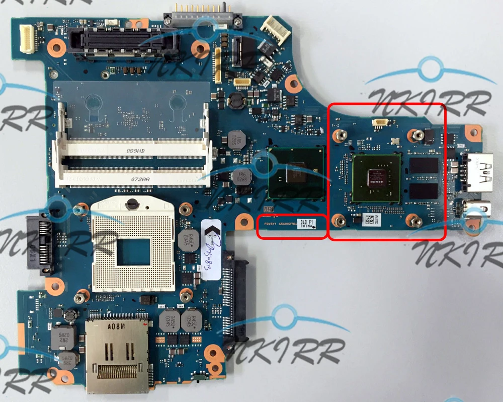 

100% Working FGVSY1 A5A002764010A G2764A P000529460 P000529850 NVS 2100M S989 DDR3 for Toshiba TECRA M11 Motherboard