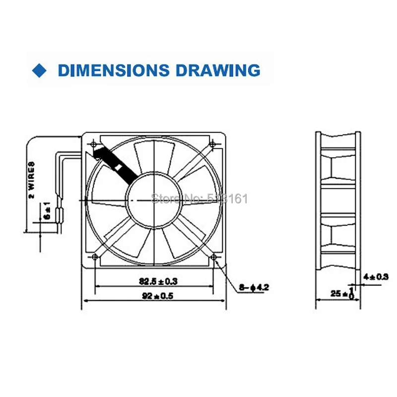 5 stücke Gdstime 90mm 9 cm Kugellager Ventilator Fan AC 220 v 240 v Fan Exhasut Fan 92mm 92mm x 25mm AC Axial Fan