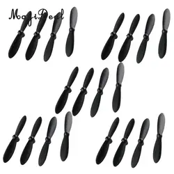 20Pcs Propeller Set Airscrew Replacement for Cheerson CX 10 Mini Drone Quadcopter Helicopter RC Accessories Black