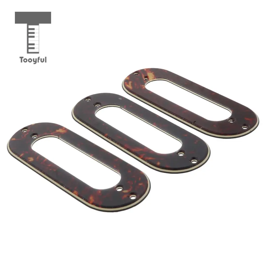 3pcs Metal Durable Fine Workmanship Single Coil Pickup Frame Mounting Rings for Musical Instruments Electric Guitar Parts