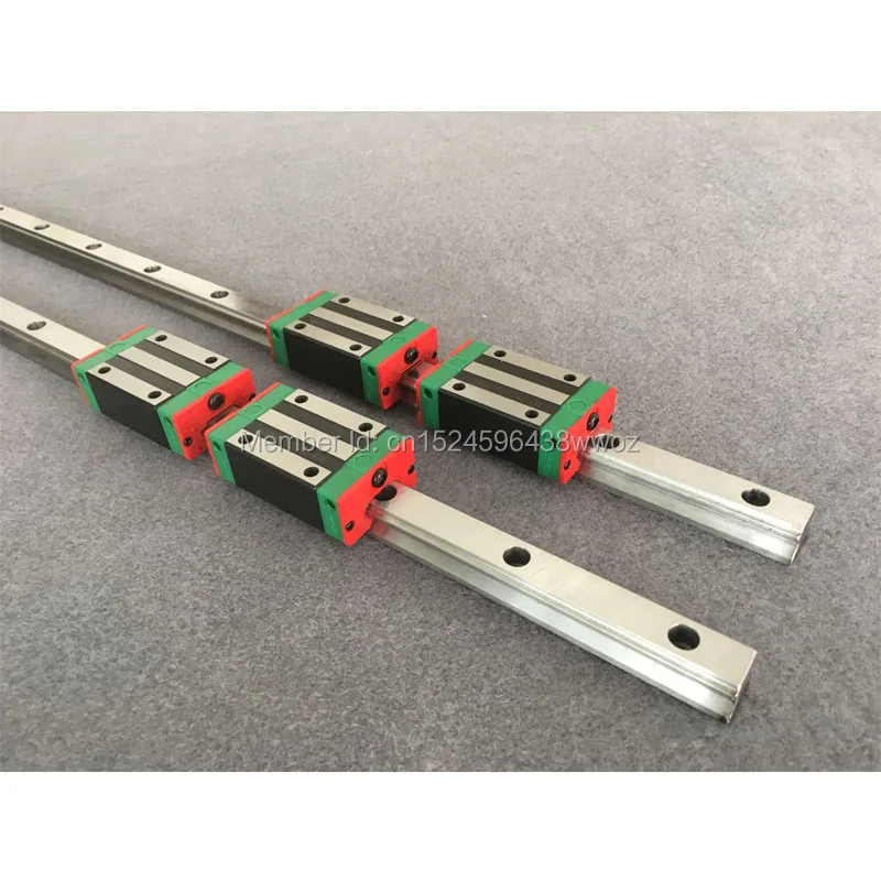 6 set HGR20 Square Linear guide rail 6 set HGR20 - 400/1000/1500mm ballscrew + SFU2005 - 400/1000/1500mm + BK/BF15 CNC part